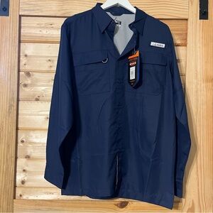 Habit Men's Dark Blue Lightweight Shirt